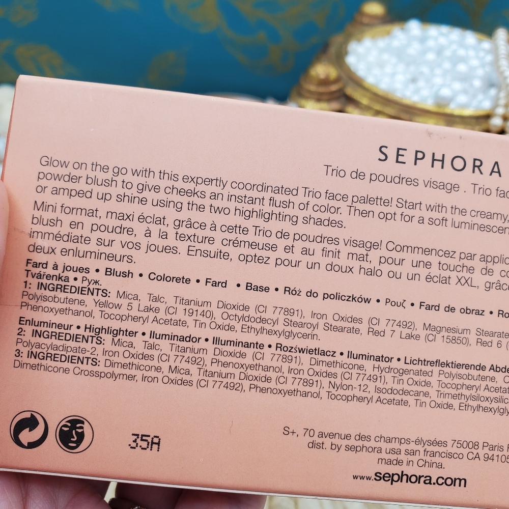Sephora Collection Dare Blush Highlighter Trio Face Palette NEW - Picture 7 of 7